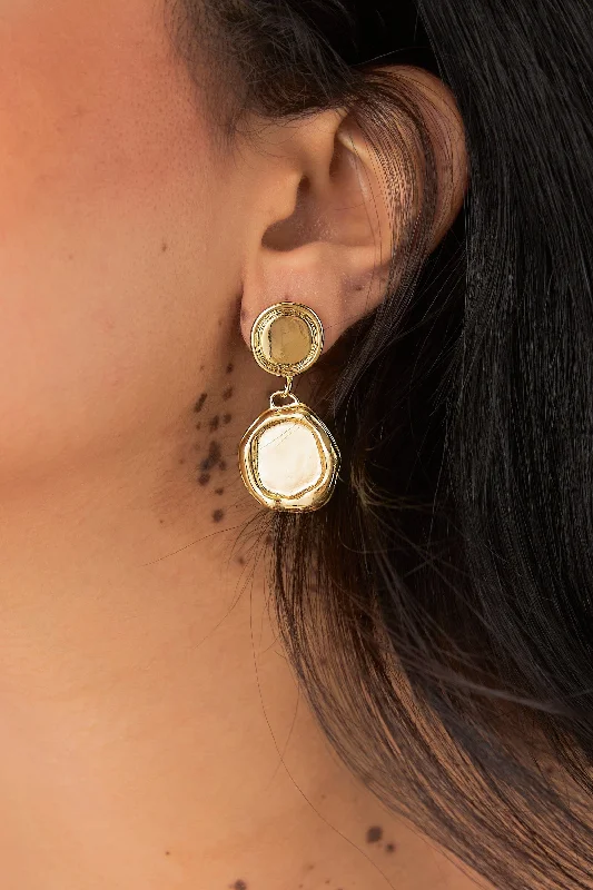 Hoop earrings with polished metal for a shiny and high-quality finish-Sude Earrings