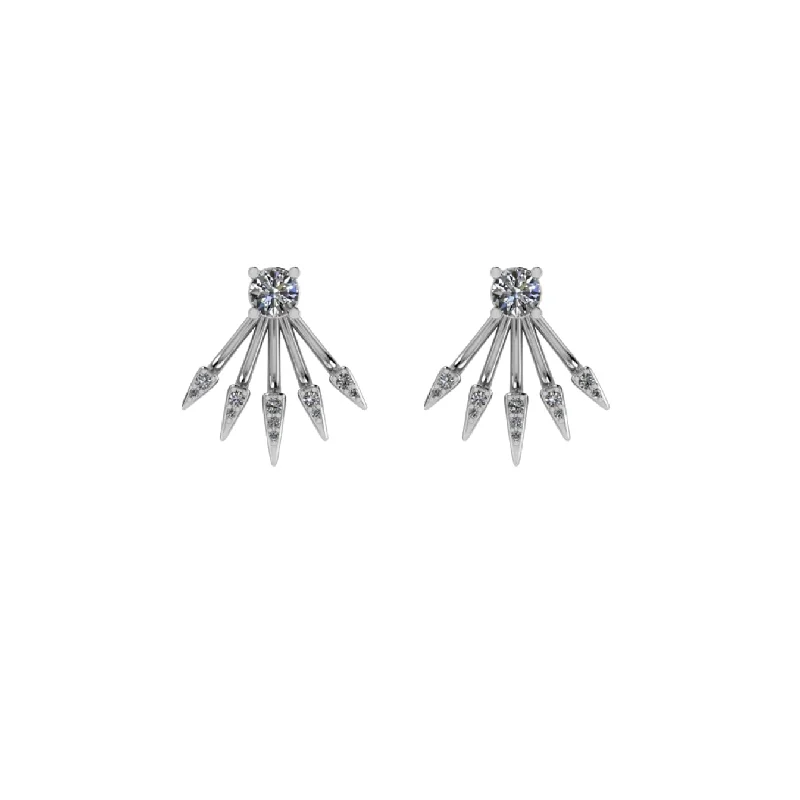 Best hoop earrings with custom designs for a personalized, unique accessory-Spike Jackets + Studs **BACK-ORDER**