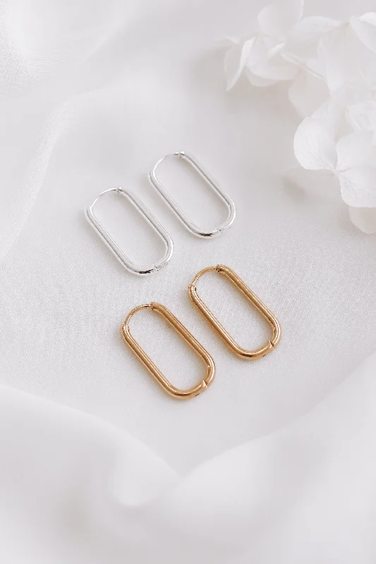 Best hoop earrings with hammered gold for a rustic yet elegant look-Tallulah - Gold or Silver Stainless Steel Hoops